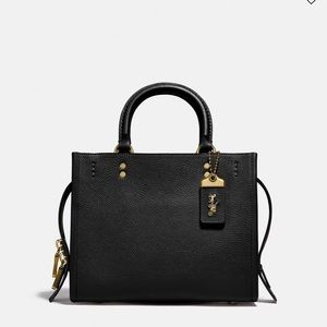 Coach Rogue 25 in Black with Rexy